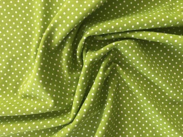 Jersey Dots / Punkte in lime